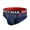 Dark Blue, variant on Mens Underwear Underwear Briefs Trendy Personality Brand Youth Half-Pack Hip Pants