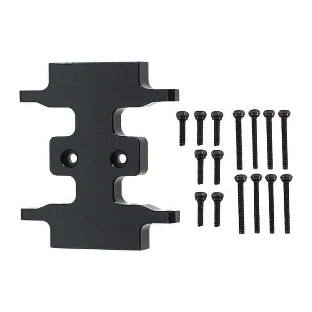 Piezas de reparación de montaje central de aluminio para caja de cambios, accesorio de modificación DIY de aluminio negro