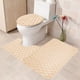 thumbnail image 4 of Juego de 3 alfombrillas de baño de espuma | Alfombras de baño suaves y antideslizantes con tapete para la tapa del inodoro | Alfombrillas absorbentes de agua lavables a máquina para baño y ducha, 4 of 7