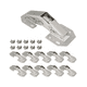 thumbnail image 1 of Bisagra Bidimensional Oculta 90° Ferrari 10 Piezas Plata, 1 of 5