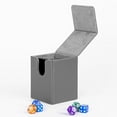 thumbnail image 4 of TISHITA PU Leather Deck Case Card Deck Box Playing Cards Case for Game Gray, 4 of 8