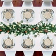 thumbnail image 7 of Ryvnso Snow Christmas Tree Round Plate Mats Dining Table Placemat Set of 4 for Holiday Decoration, 7 of 7