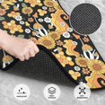 thumbnail image 3 of Pofeuu Mushrooms Honeycomb Print Car Foot Mat Set of 4 Pieces - All-Weather Full Set Floor Mats for Cars Trucks SUVs, 3 of 7