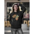 thumbnail image 3 of African Continent Ethnic Pattern Hoodie Women -Image by Shutterstock, Female Medium, 3 of 4