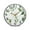 Type1506, variant on Green Wild Leaves Wall Clocks Battery Operated 11.9 Inch Round Clock Acrylic Silent Non-Ticking Bedroom Living Room Decorative Clocks