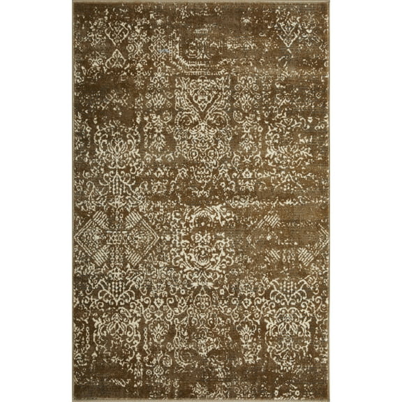 Loomaknoti Aysal Armilli 3' x 5' Blue Distressed Indoor Accent Rug