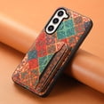 thumbnail image 6 of for Samsung Galaxy S23 Plus Luxury Premium PU Leather + TPU Case with 3 Card Slots, Kickstand Back Case Floral Pattern Skin-Friendly Shock-resistance Cover for Samsung Galaxy S23 Plus, Winter, 6 of 6