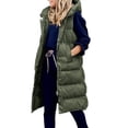 thumbnail image 2 of Fall Winter Women Stand Collar Solid Color Sleeveless Casual Hooded Vest Coat, 2 of 6