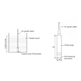 thumbnail image 2 of Level Sensor TL‑136 Liquid Level Transmitter Water Level Sensor Detector 24VDC 4‑20mA Output Liquid Level Transmitter, 2 of 6
