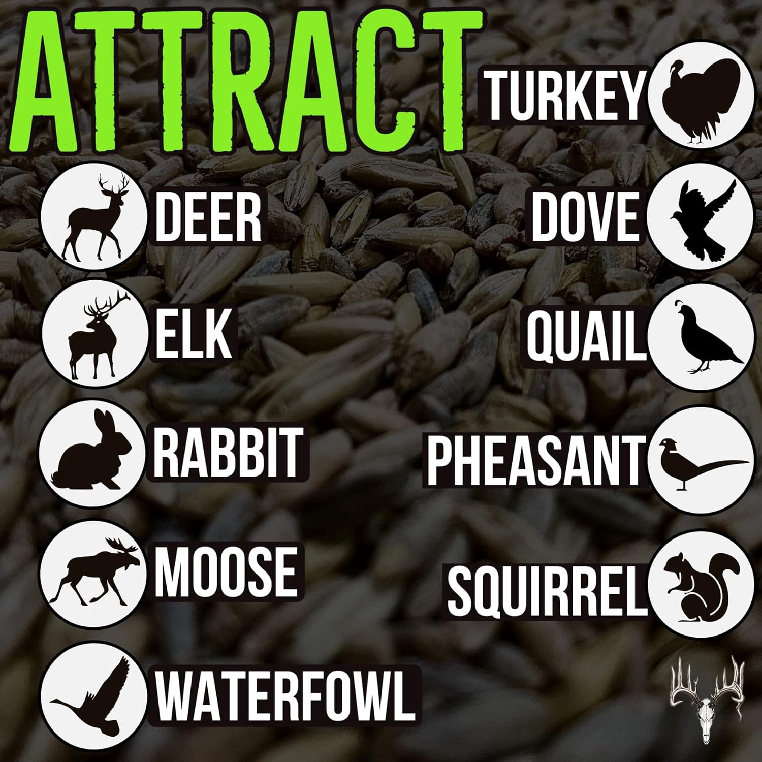Crooked Bend Last Resort Blend, 25 LB Bulk Winter Food Plot Seed for Deer, Cereal Grain Rye, Wheat, Barley, Triticale & Oat Seeds Grow Whitetail & Turkey Attractants & Cold Hardy Hunting Plots