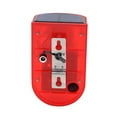 2024 Appliances for The Home Solar Alarm Lamp, 110dB Sound & Light Alarm Strobe Light Motion