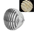 thumbnail image 3 of FLAMEEN 5.5in Vintage Motorcycle Grille Headlight Headlamp Practical Modification Accessory,Grille Headlight,Motorcycle Headlight, 3 of 8