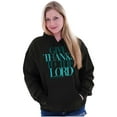 thumbnail image 3 of Christian Faith Give Thanks to Lord Unisex Plus Fleece Graphic Hoodie Brisco Brands 3X, 3 of 6
