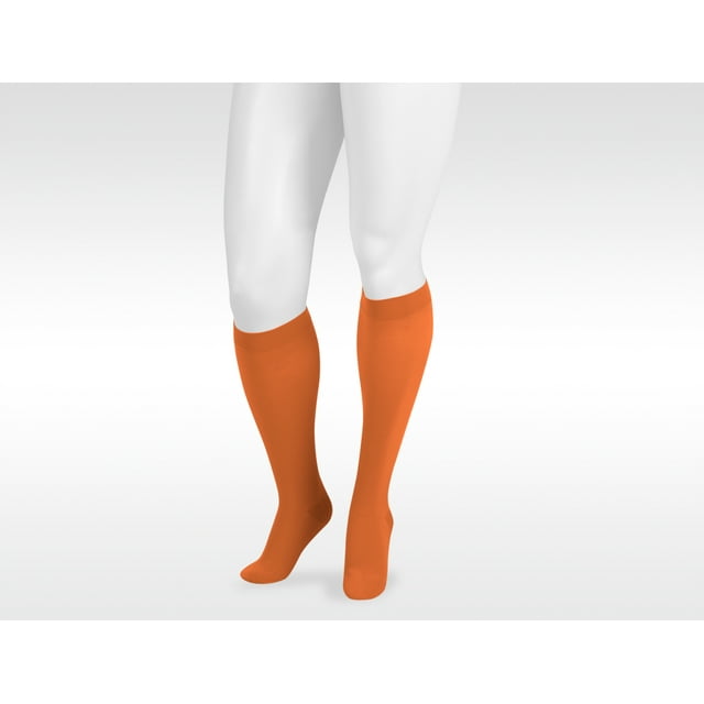 Juzo Dynamic 30-40 mmHg, Dynamic, Knee, FF, Short, 3.5cm Silicone, Cinnamon
