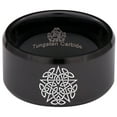 thumbnail image 4 of Celtic Pentacle Tungsten Carbide Ring, 4 of 9