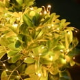 thumbnail image 3 of 2 Pack Fairy Lights 100 LED 33 FT Christmas Lights USB Powered Silver Wire String Lights, Mini Lights with Remote Control (Warm White), 3 of 5