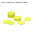 thumbnail image 4 of Uxcell PVC Game Chips 3/4 Inch for Game Playing Marker Transparent Yellow Pack of 150, 4 of 4