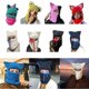 thumbnail image 2 of Cat Ear Hat Devil Photo Props New Year Thick Halloween Hat Adults Kids Knitted Chenille Yarn Y2K Handmade, 2 of 4