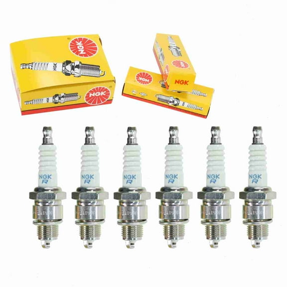 6 pc NGK 6422 Standard Spark Plugs for 09482-00255 0K20920111 283 2BEN000088 4022 7531 7931 814 814C 814S 932-1 932M 932S 94701-00227 94703-00227 98076-57717 AP2BEN000088 E3.32 E7RTC E7TC QL82YC