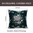 thumbnail image 2 of LALILO Throw Pillow Covers Floral Baroque Damask White And Gold Antique Cushion Cover 18" x 18", 2 Pack, 2 of 6