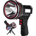 thumbnail image 1 of IBAOIBAOLEA A Rechargeable Spotlight Super Bright IBAOLEA D Tactical Flashlight 6000 High Lumens Spot Light Waterproof Handheld Searchlight 10000mAh Power Bank,6 Lights Modes for Home and Outdoor - -, 1 of 8