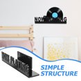 thumbnail image 3 of IDEANATEGRATE Soporte De Vinilos Negro De Acrílico Para Montaje En Pared Con Alta Resistencia Y Uso, 3 of 8
