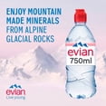 thumbnail image 4 of Evian Still Mineral Water Sports Cap 4 x 750ml, British Import (Pack of 2), 4 of 5