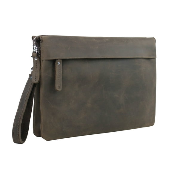 Vagarant Traveler Men Large Full Grain Leather Clutch Holder LH37.DS