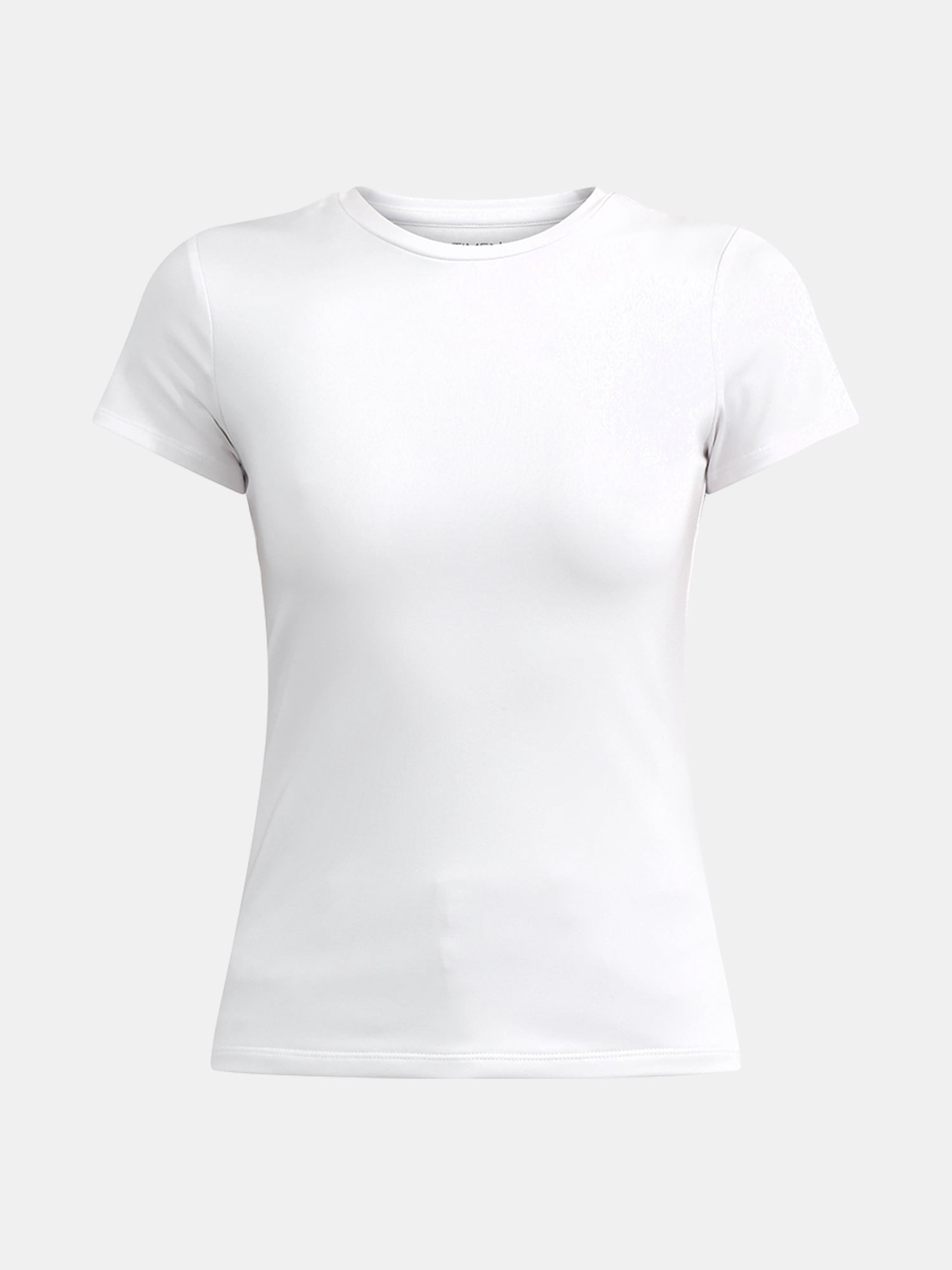 Time and Tru Women's Smoothing Tee with Short Sleeves, Sizes XS-XXXL