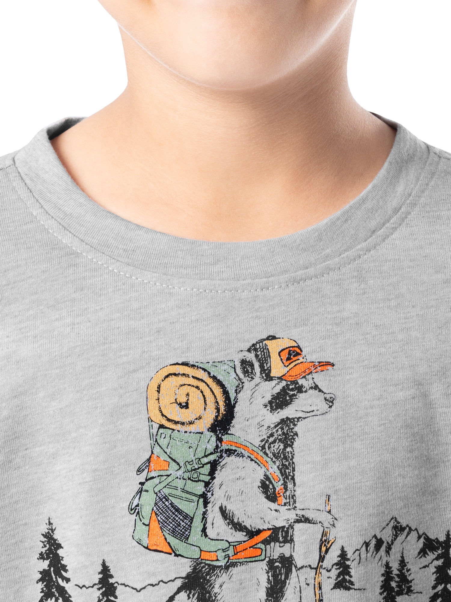 Ozark Trail Boys Graphic Tee with Short Sleeves, Sizes XS-XXL