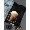 thumbnail image 3 of NASA Nasa Jupiter Ice Cream Shaped T-Shirt Women -NASA Designs, Female Small, 3 of 4