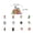 NXH204, variant on 13 PCS Spider Man Birthday Party Supplies, Cake Decorations for Birthday Party Decorations Theme Birthday Party Supplies