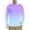Light Blue, variant on Hoodies for Men Summer Sun Protection Breathable Gradient Long Sleeve Pullover Hoodies M