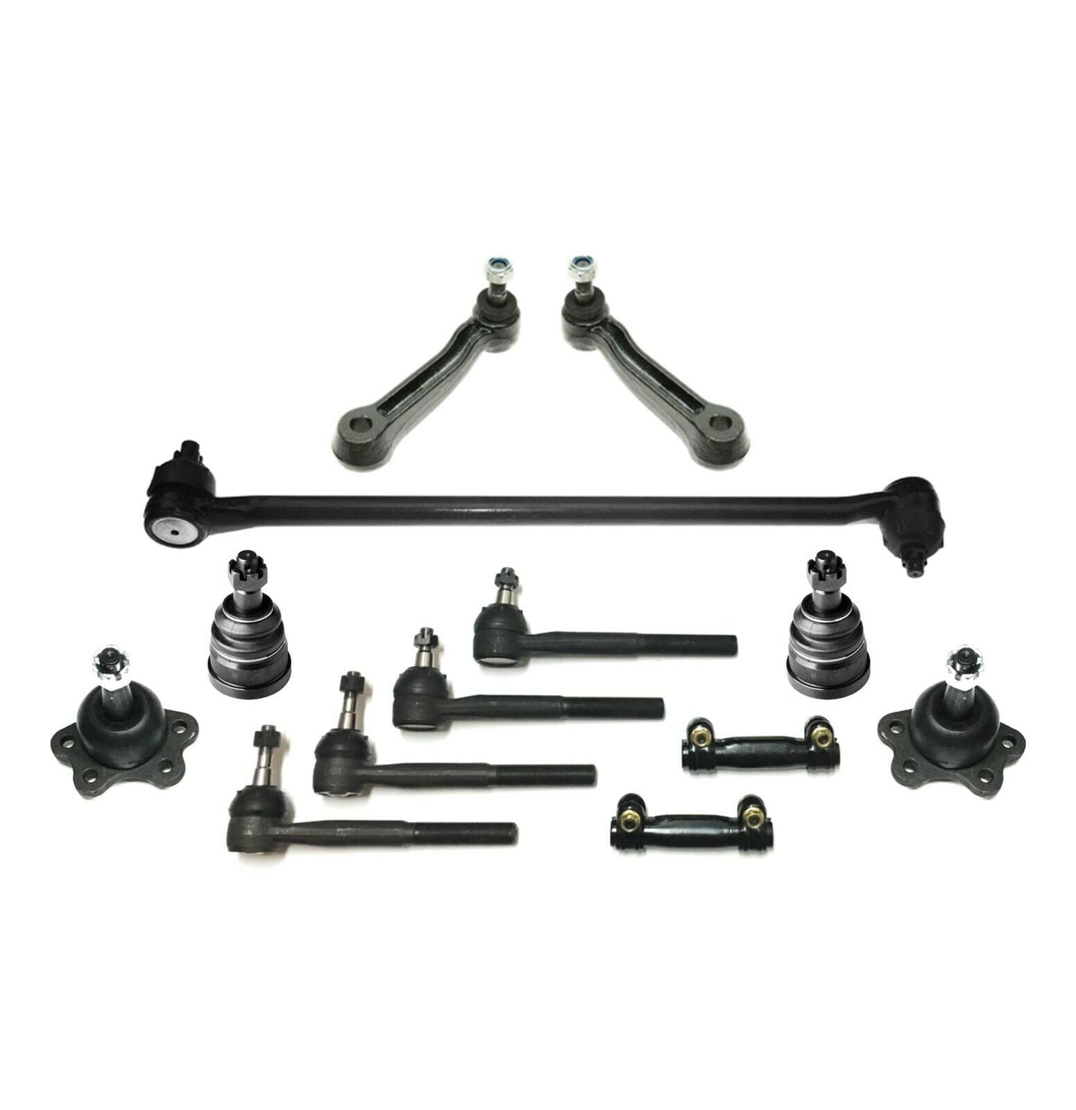13 Pieces Drag Link Outer Inner Tie Rods Upper & Lower Ball Joints