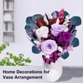 thumbnail image 3 of Ramos de flores preservadas Bonsion Purple Natural Roses, 3 of 5
