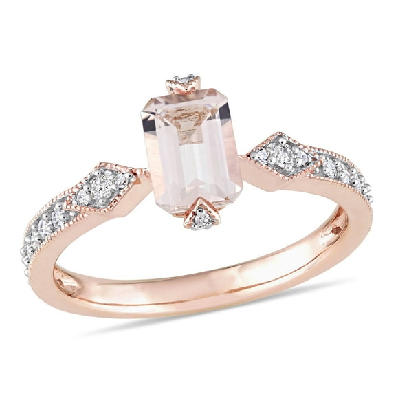 Everly Women's Morganite 10K Rose Gold Engagement Ring