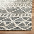 thumbnail image 3 of SAFAVIEH Kilim Merton Geometric Area Rug, Charcoal/Natural, 4' x 6', 3 of 9