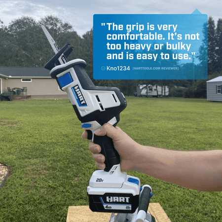 HART 20-Volt Brushless One-Handed Battery-Powered Reciprocating Saw (Battery Not Included)