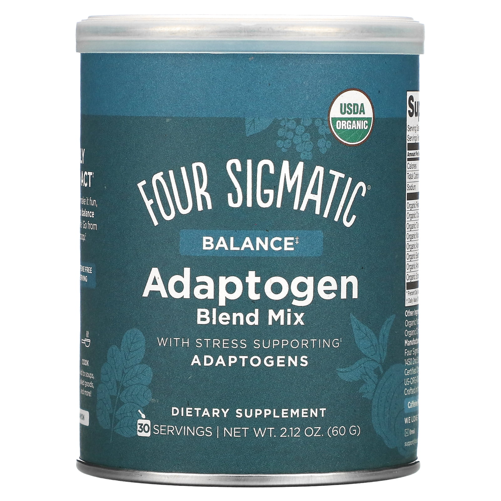 Four Sigmatic, Adaptogen Blend Mix, Balance, 2.12 oz (60 g)