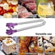 thumbnail image 4 of suitable for 6pcs Silicone Mini Tongs, 5inch Hand Shape Food Tongs, Colourful Small Kids Tongs For Serving Food, Ice Cube, Fruits, Sugar, Barbecue By, 4 of 5