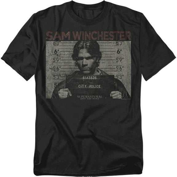 Supernatural T-Shirt Sam Mug Shot Unisex Graphic Tee For Men & Women