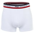 thumbnail image 2 of Fila Men Boxer Shorts Cotton Blend White S, 2 of 6