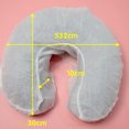 thumbnail image 4 of MRLESS Disposable Headrest Covers, U-Shaped Pillowcase for Travel and Hotel Use, 50 White Pieces, 4 of 7
