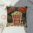 thumbnail image 2 of Orinice Popcorn Graphic Decorative Throw Pillow Cover for Home Couch Living Room Bed Sofa - Short Plush Pillowcase 1PC 22x22in, 2 of 5