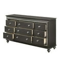 thumbnail image 2 of Acme Kaitlyn 9 Storage Drawers Dresser in Metallic Gray, 2 of 5