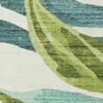thumbnail image 2 of Oriental Weavers Fiji Washable Indoor/Outdoor Rug - FIJ08 - 3'6" x 5'6" - in Beige/ Multi - Tropical Style, Non-Slip, Stain Resitant, Ultra Low Pile, Patio, Outdoor Living Area Rug, 2 of 4