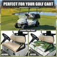 thumbnail image 4 of Yuyamidu Snowman Golf Cart Seat Covers with 4 Pockets, Snowflake Golf Cart Towel Seat Covers Green Travel Sportas Golf Cart Seat Cover, Christmas Club Car Accessories Decor, 4 of 7
