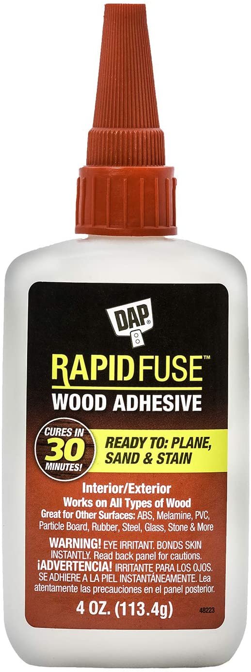 DAP 00157 4 oz Rapid Fuse Fast Curing Wood Adhesive