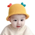 thumbnail image 5 of BAETEUY Baby Hat High Elastic Skin-friendly Cotton Toddler Cartoon Winter Warm Hat for Home, 5 of 8