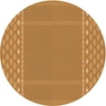 thumbnail image 1 of Ahgly Tapis d'Intérieur Lavable en Machine Carré Transitionnel Orange Foncé, 3 Pieds Carré, 1 of 7
